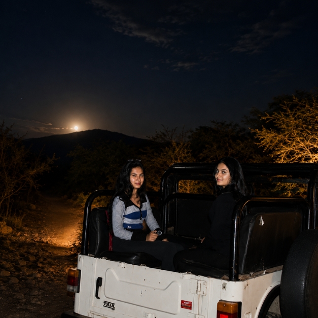 Night Jungle Safari in Pushkar