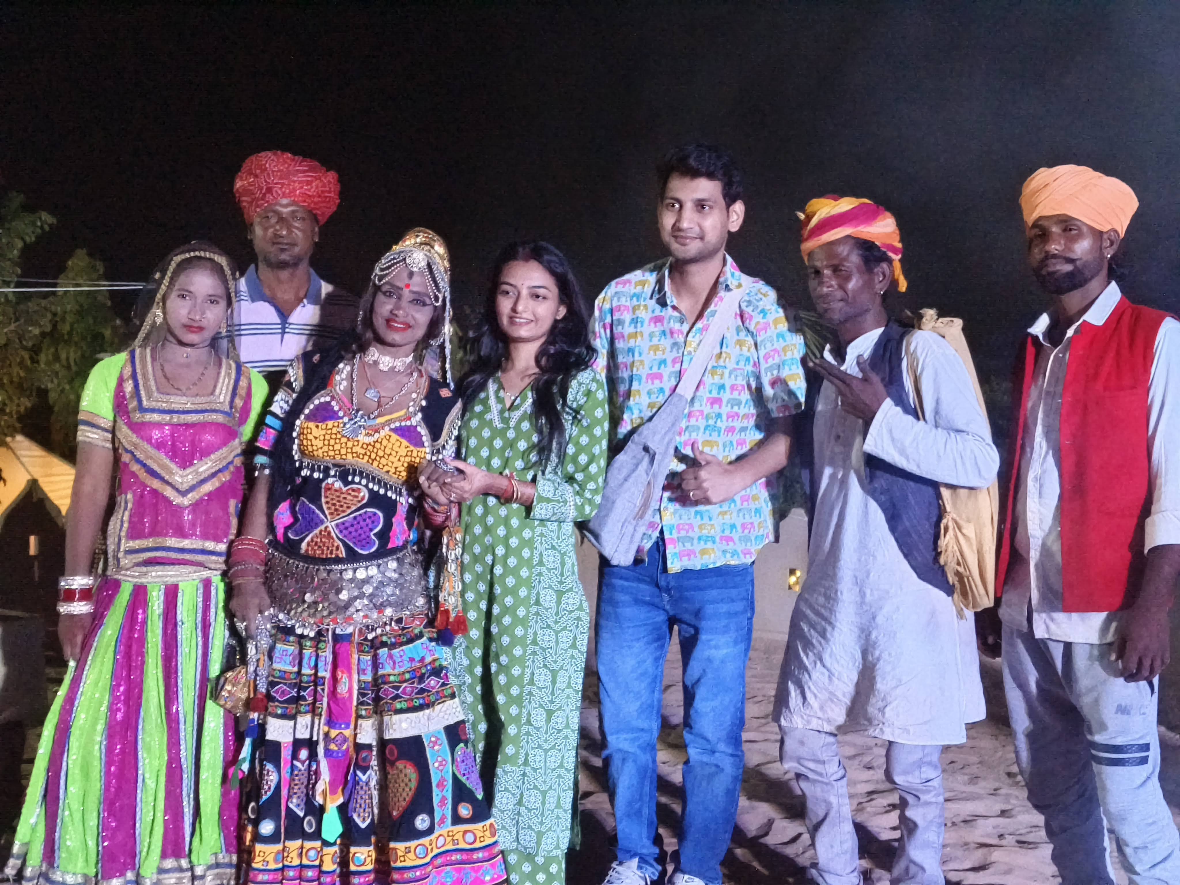 Folk Dance, Music, Bonfire & the vibrant traditions of Rajasthan.