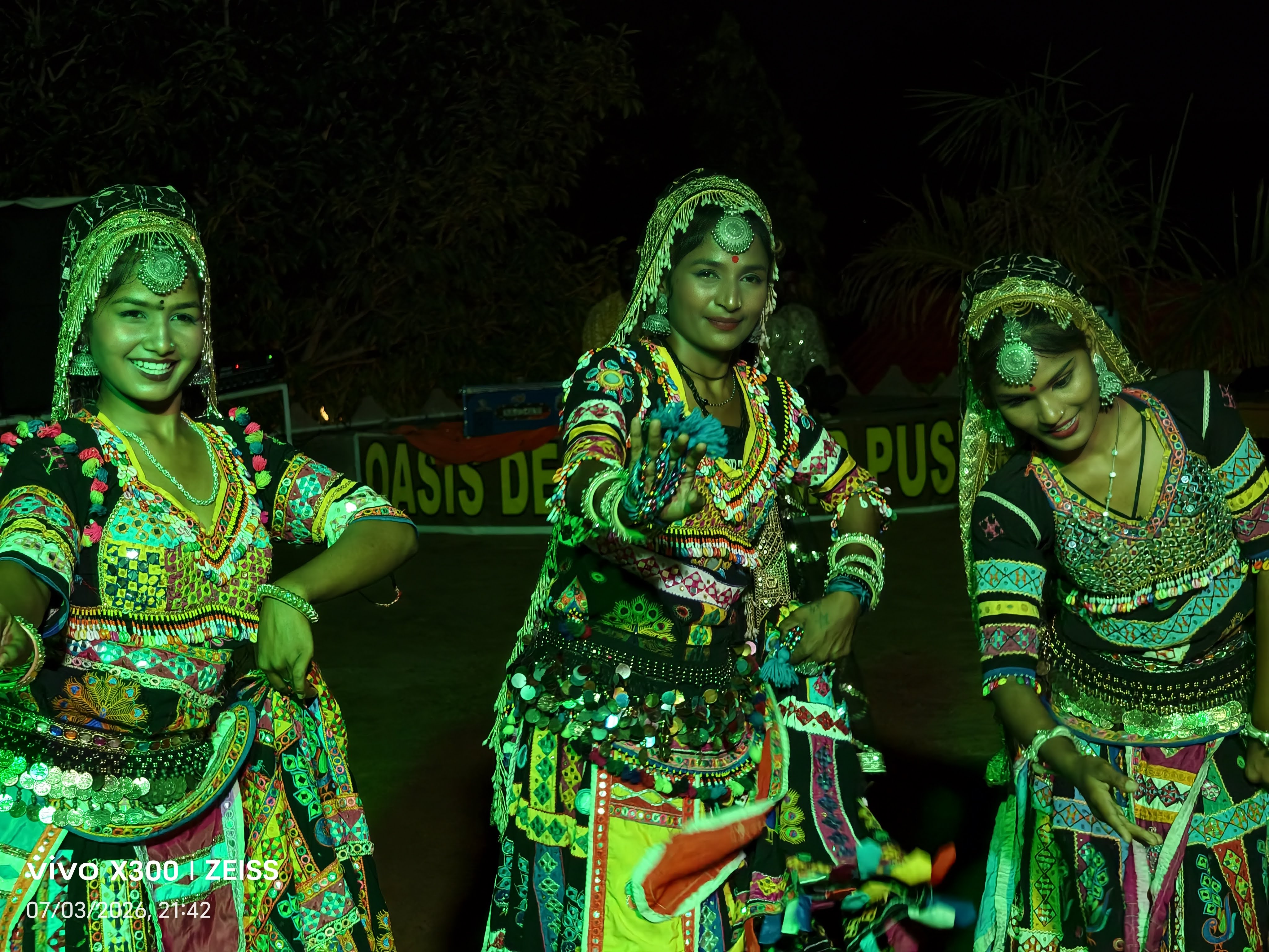 Folk Dance, Music, Bonfire & the vibrant traditions of Rajasthan.