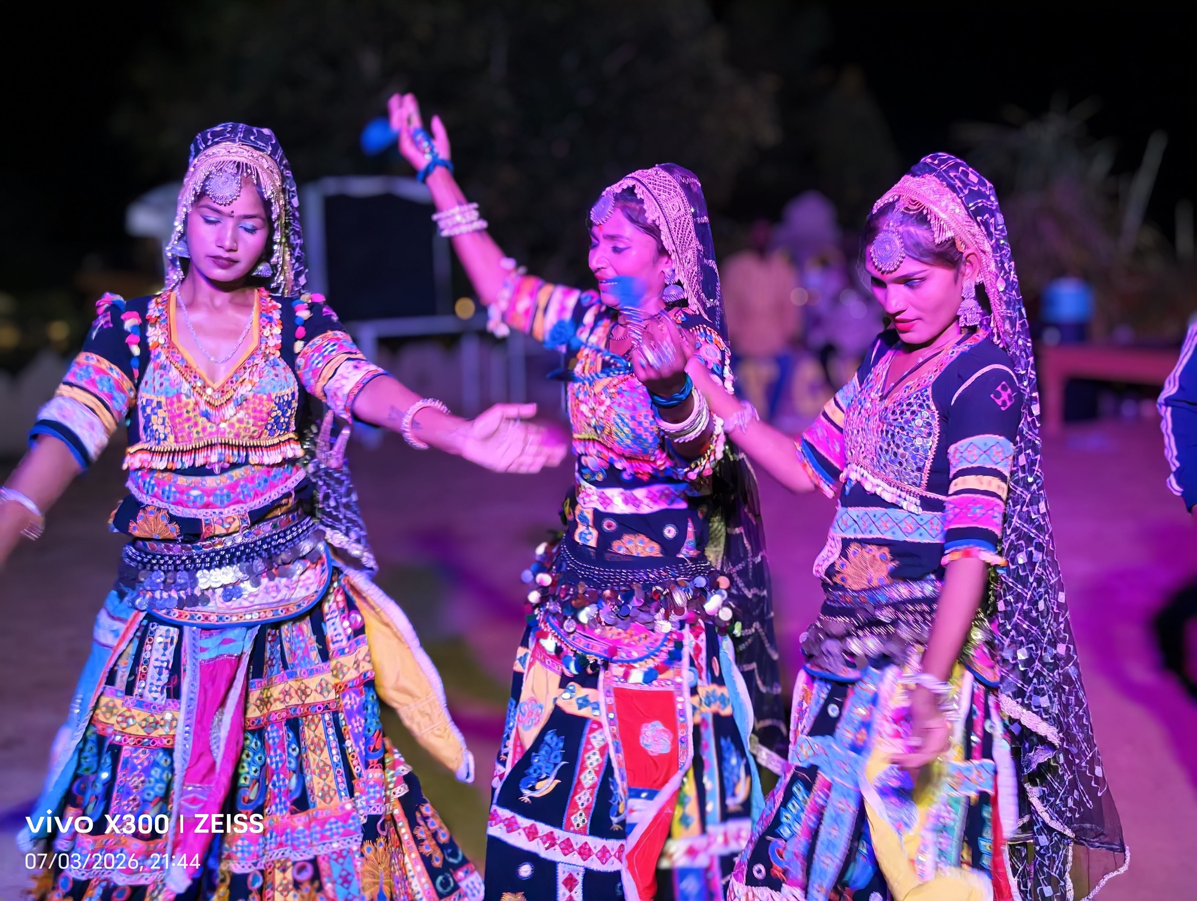 Folk Dance, Music, Bonfire & the vibrant traditions of Rajasthan.