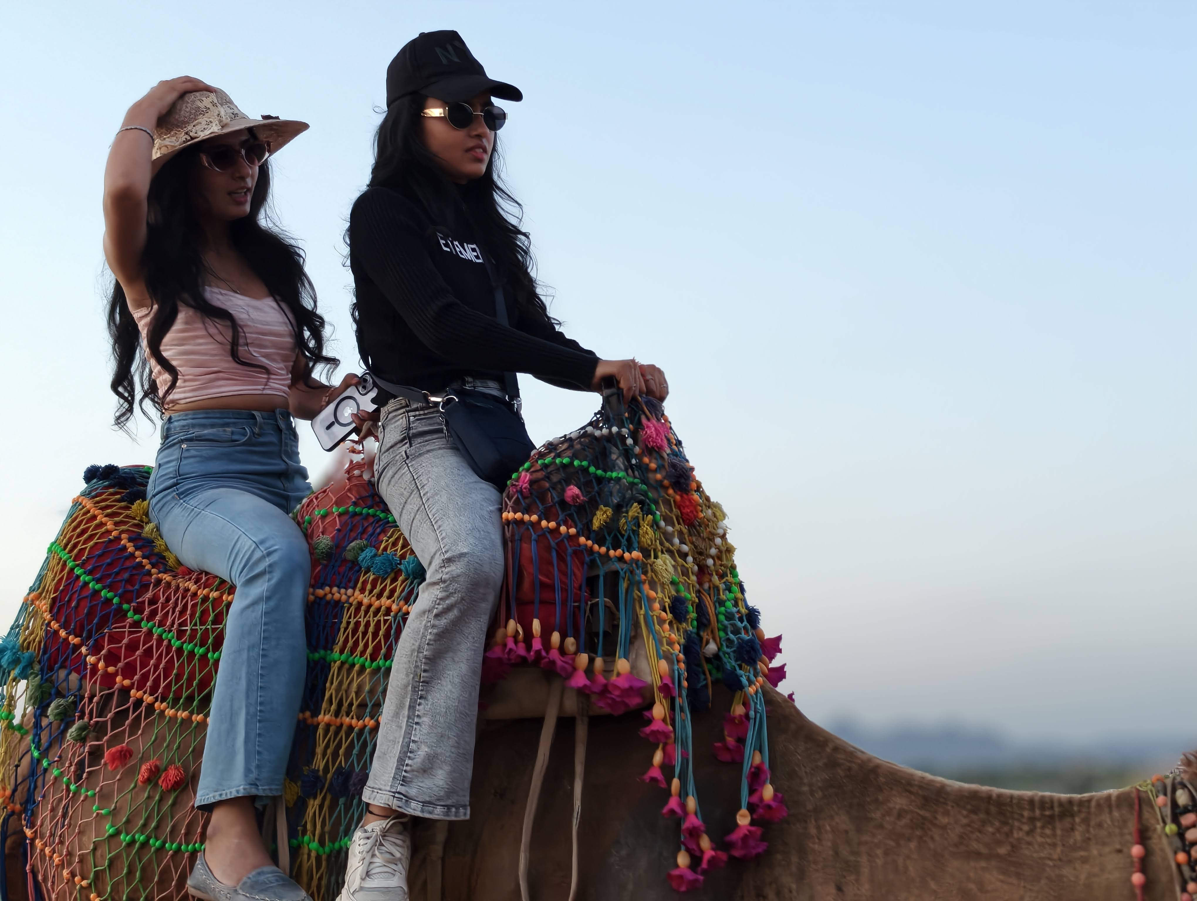 Ride through the golden dunes and experience the timeless charm of Rajasthan. 🐪✨