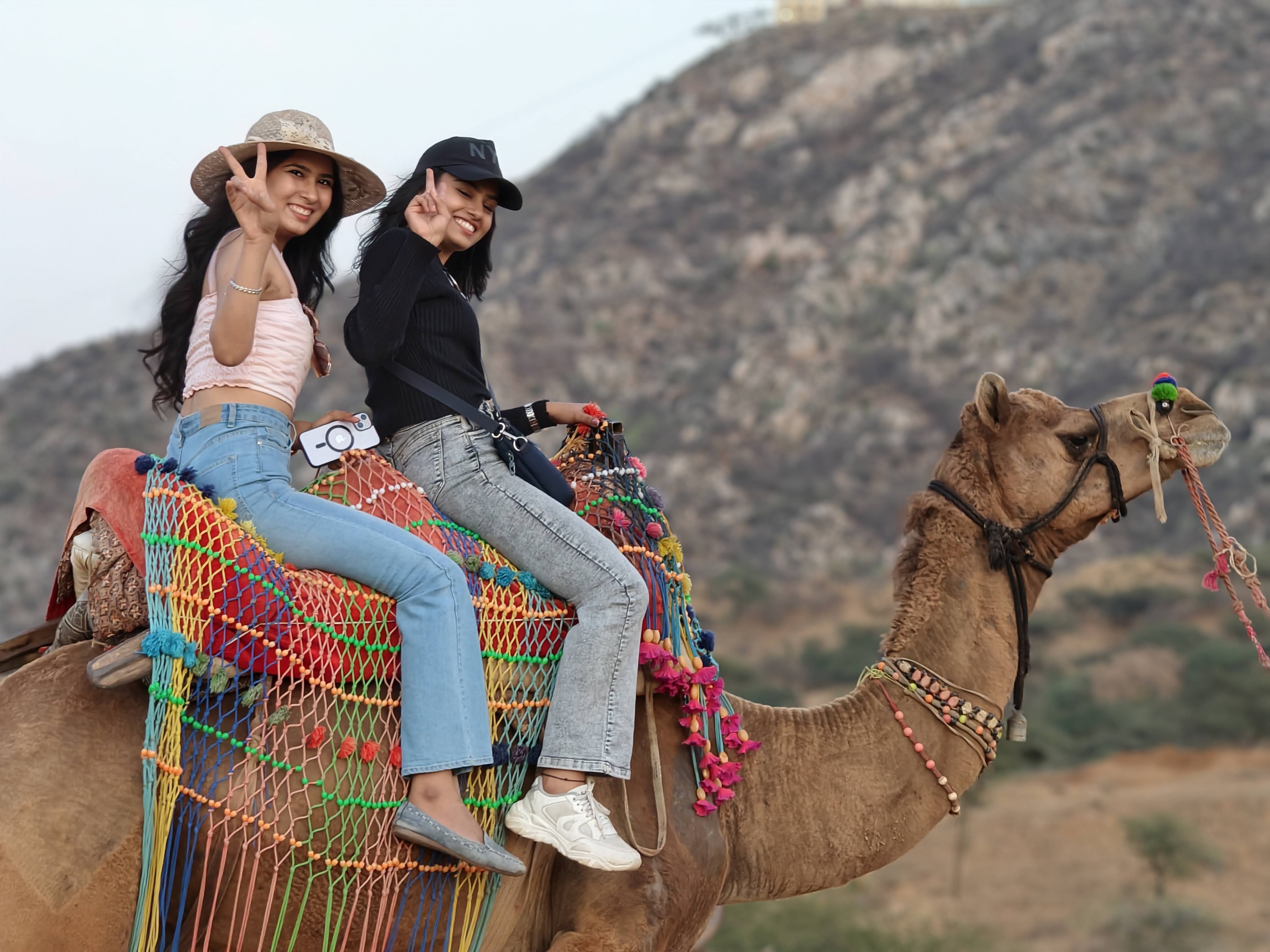 Ride through the golden dunes and experience the timeless charm of Rajasthan. 🐪✨